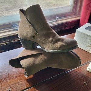 Suede Booties Size 6.5